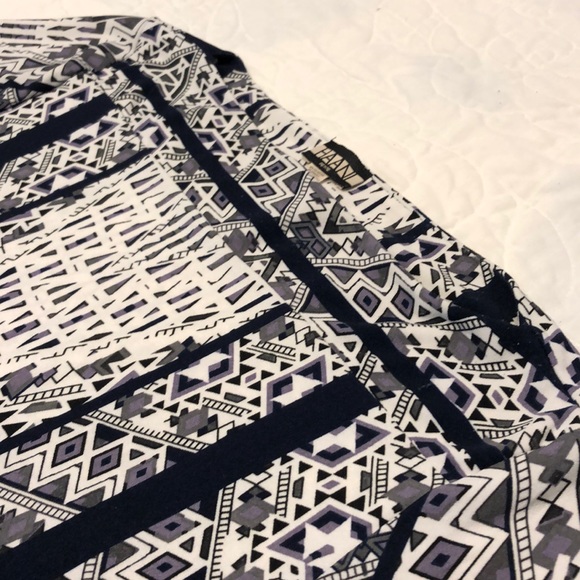 NWOT Navy, Gray & White Haani Dress - Picture 3 of 7